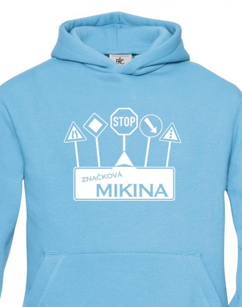 Dětská mikina s vtipným potiskem Značková mikina