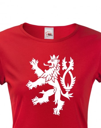 Dámské tričko Český lev
