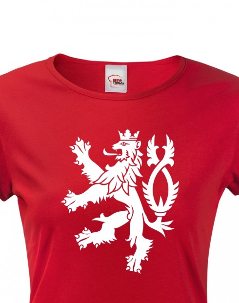 Dámské tričko Český lev