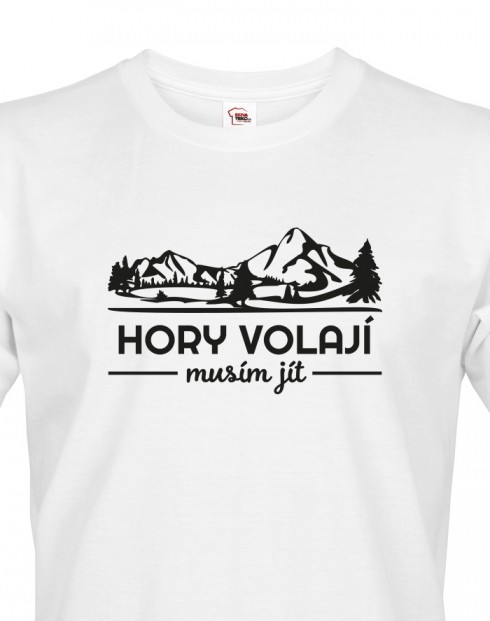 Pánské triko Hory volají musím jít