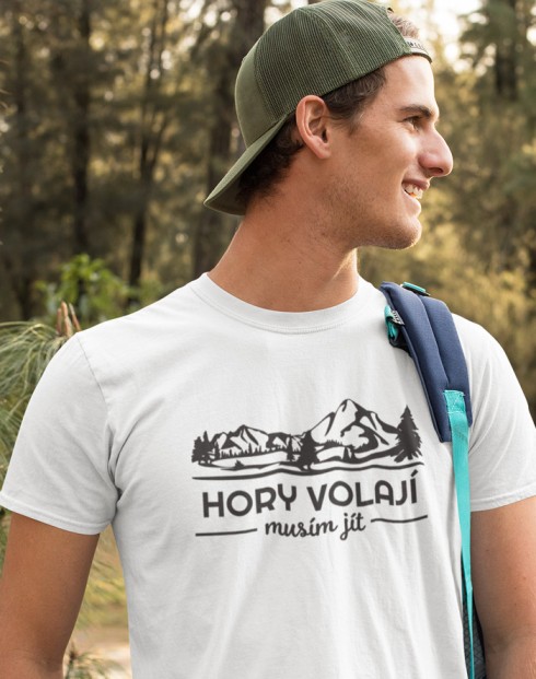 Pánské triko Hory volají musím jít