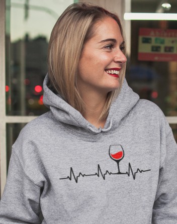 Dámská mikina Tep vína