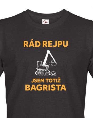 Pánské tričko pro bagristu