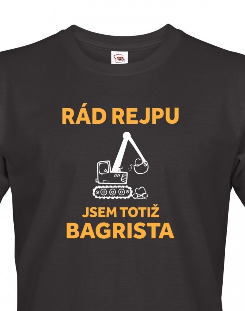 Pánské tričko pro bagristu