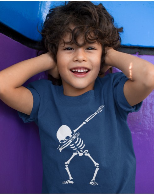 Dětské tričko s potiskem kostry