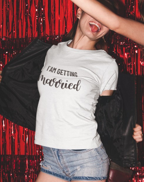 Dámské rozlučkové tričko pro nevěstu