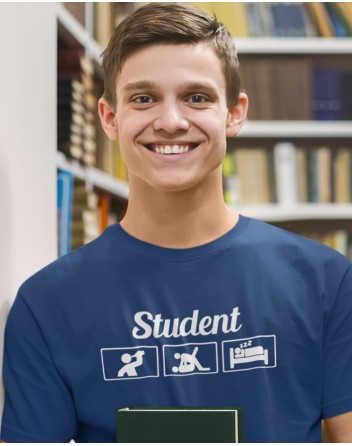 Vtipné tričko pro studenty