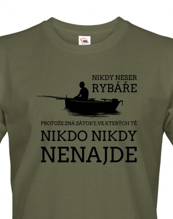 Pánské tričko Nikdy neser rybáře