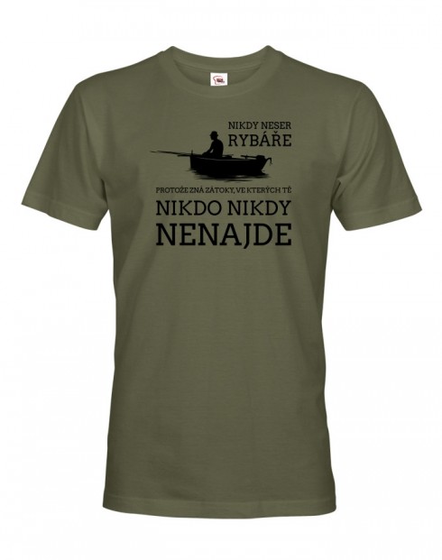 Pánské tričko Nikdy neser rybáře