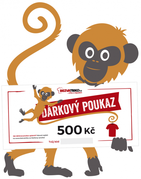 Tištěný dárkový poukaz 500 Kč
