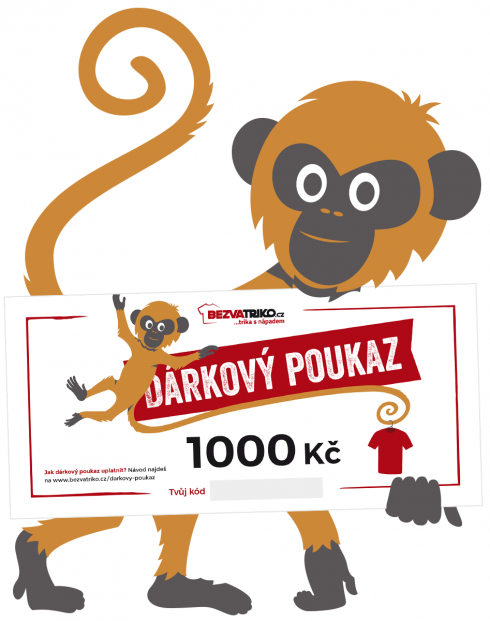 Tištěný dárkový poukaz 1000 Kč