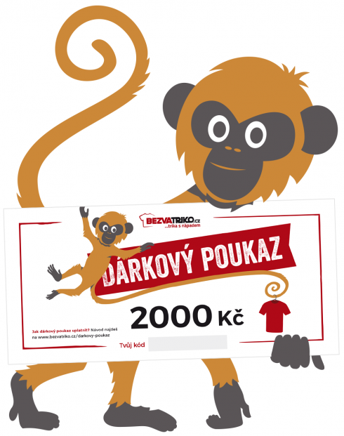 Tištěný dárkový poukaz 2000 Kč