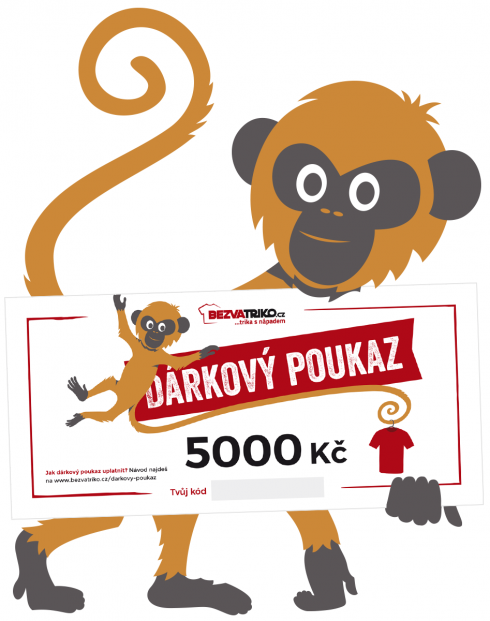 Tištěný dárkový poukaz 5000 Kč