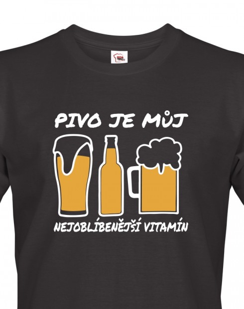 Pánské tričko Pivo je vitamín