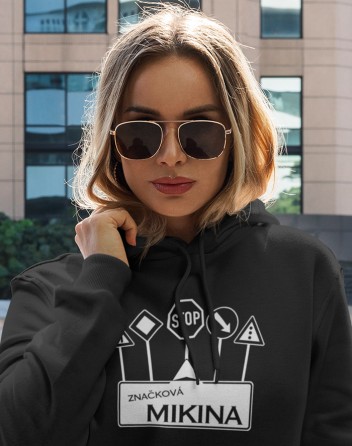 Dámská mikina s vtipným potiskem Značková mikina