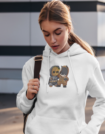 Dámská mikina Batman a Groot