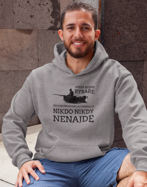Pánská mikina Nikdy neser rybáře