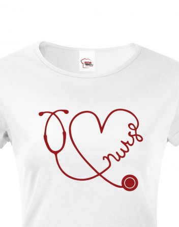 Dámské tričko pro zdravotní sestry Nurse