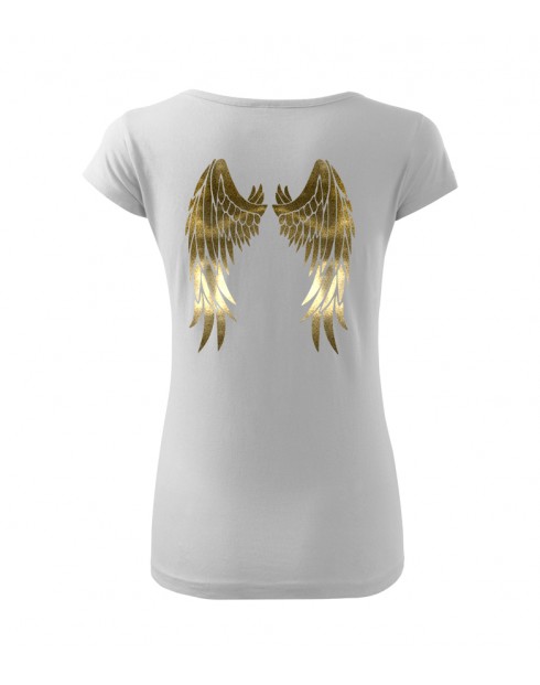 Dámské tričko s andělskými křídly na zádech