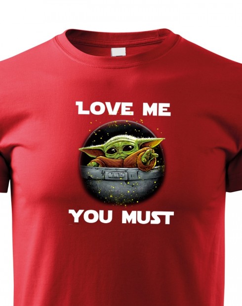 Dětské tričko Baby Yoda