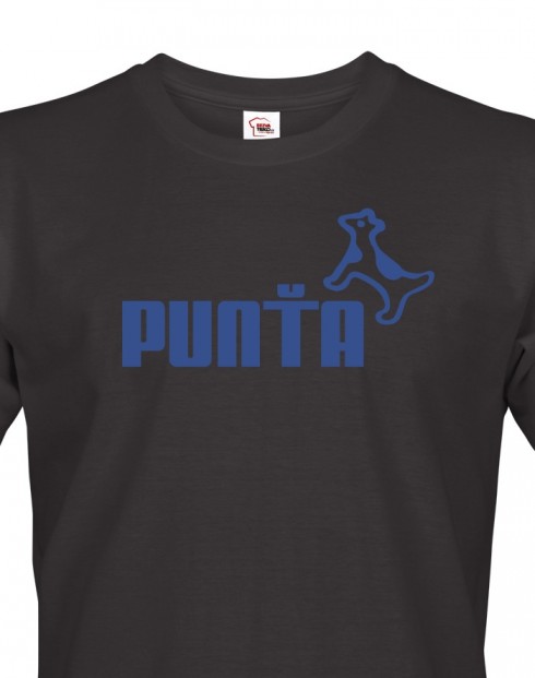 Pánské tričko s vtipným potiskem Punťa