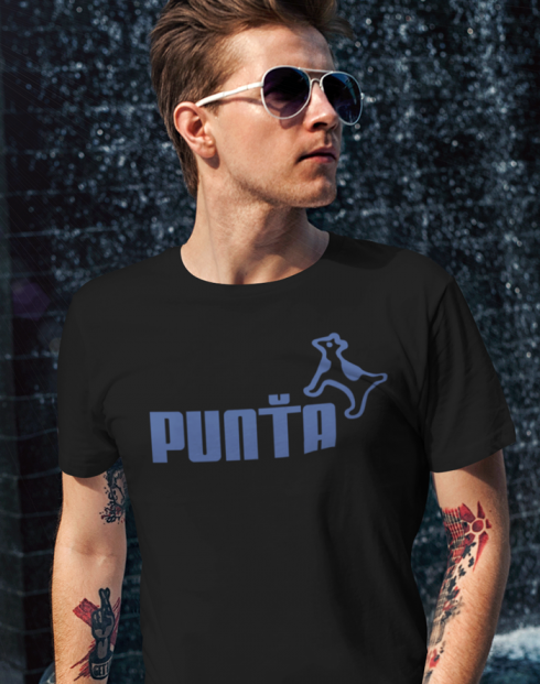 Pánské tričko s vtipným potiskem Punťa