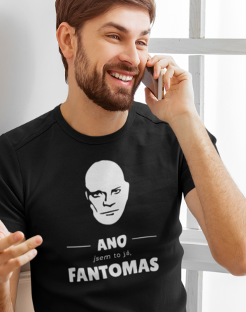 Pánské tričko - ANO - jsem to já FANTOMAS