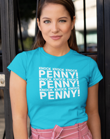 Dámske tričko - Knock Knock Knock PENNY!