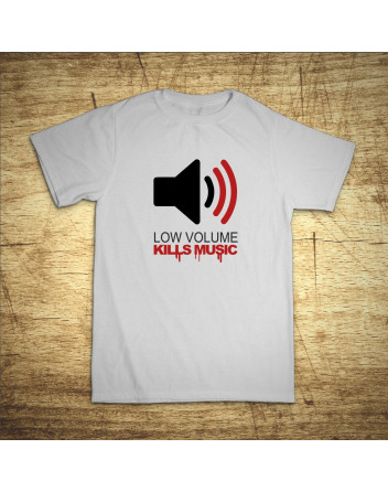 Pánské tričko Low volume kills music