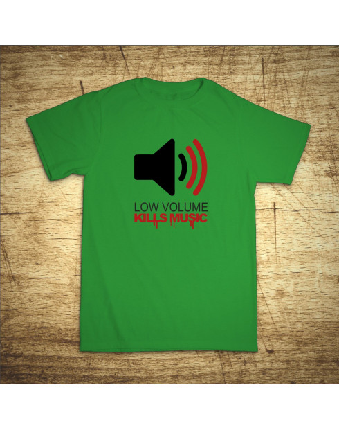 Pánské tričko Low volume kills music