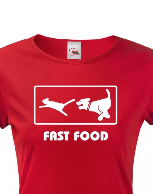 Dámské tričko Fast Food
