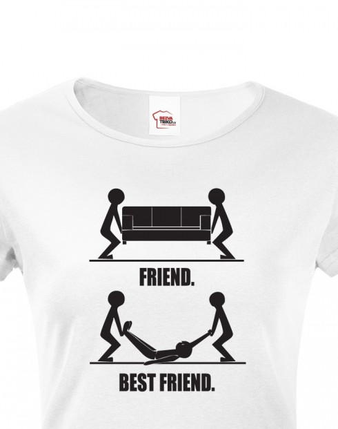 Dámské tričko Friend and Best Friend