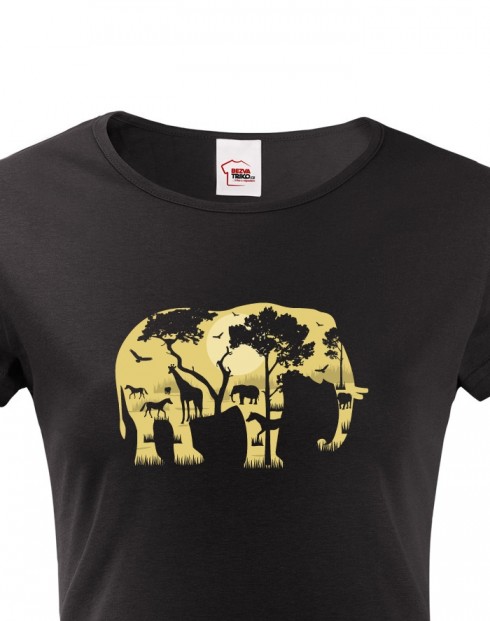 Dámské tričko - Elephant