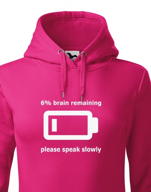 Dámská mikina - Speak slowly