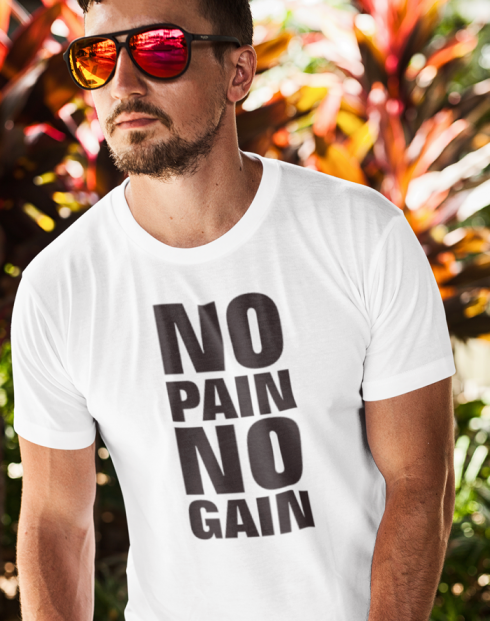 Pánské tričko - No pain no gain