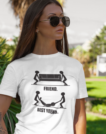 Dámské tričko Friend and Best Friend