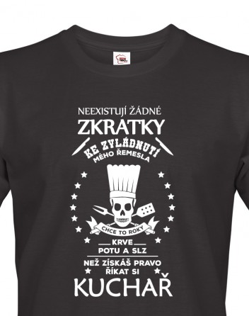 Pánské tričko pro kuchaře