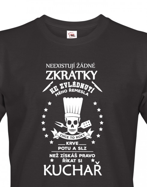 Pánské tričko pro kuchaře