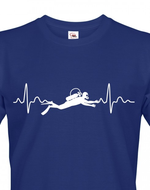 Pánské tričko - Tep potápěče