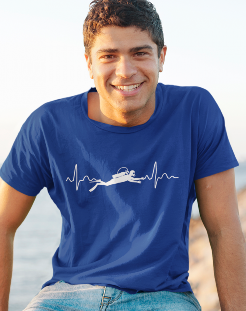 Pánské tričko - Tep potápěče