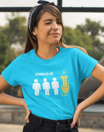 Dámské tričko - Normální lidé - ja (potápěč)