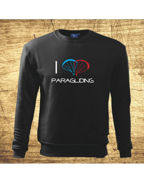 Pánská mikina I love paragliding