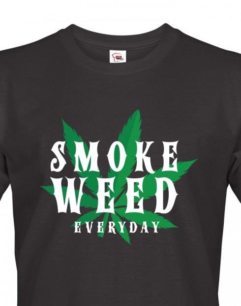 Pánské tričko - Smoke weed