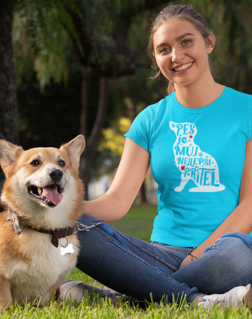 Dámské tričko -Pes je můj nejlepší přítel