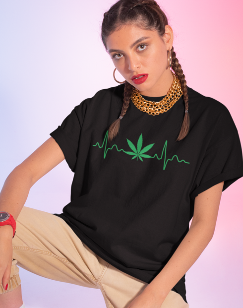 Dámské tričko - Pulz weed