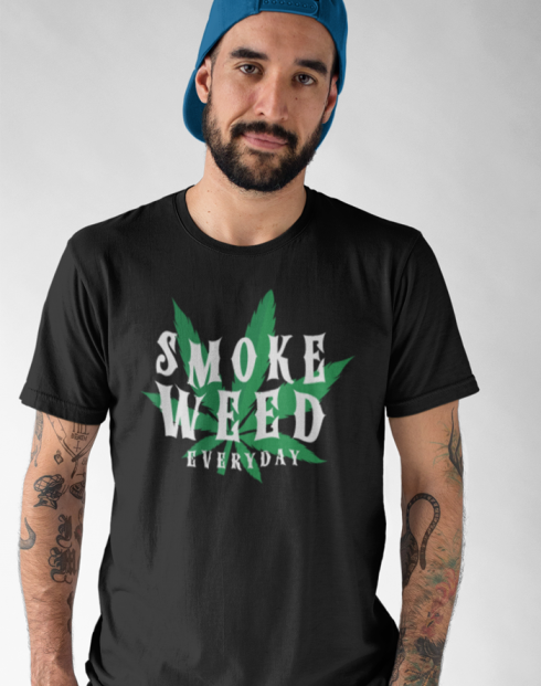 Pánské tričko - Smoke weed