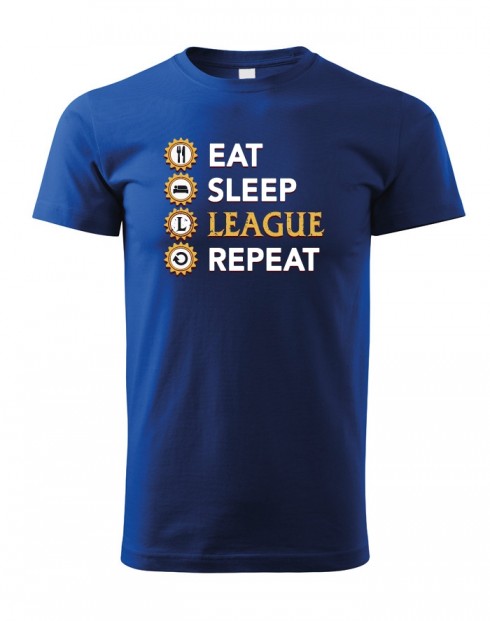 Dětské tričko - Eat sleep league repeat