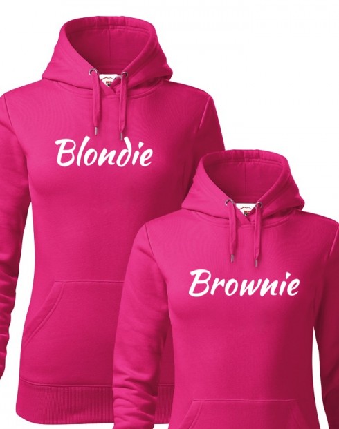 Dámská/Dětská mikina Blondie a Brownie