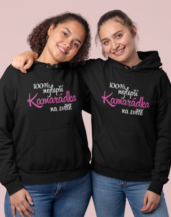 Dámská/Dětská mikina 100 % nejlepší kamarádka na světě