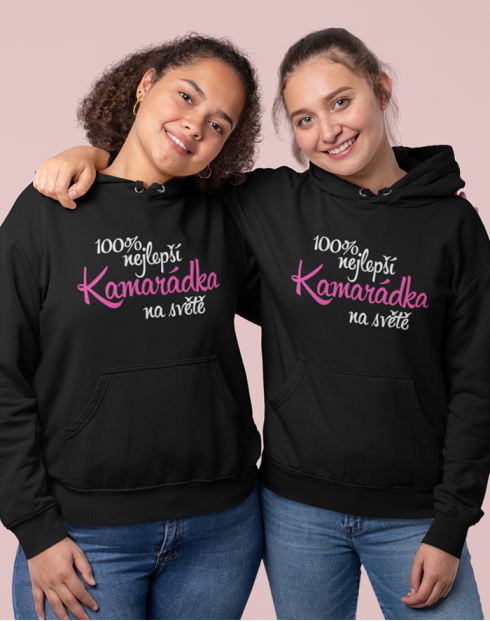 Dámská/Dětská mikina 100 % nejlepší kamarádka na světě